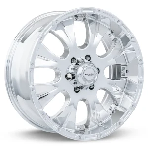 RTX Wheels – Crawler – Chrome – 17″x8″ 20mm – Summer Wheels – 081351